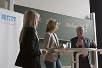 Auch Frank Elstner stand den Nachwuchsmoderatoren an der HdM Rede und Antwort (Foto: HdM Stuttgart)