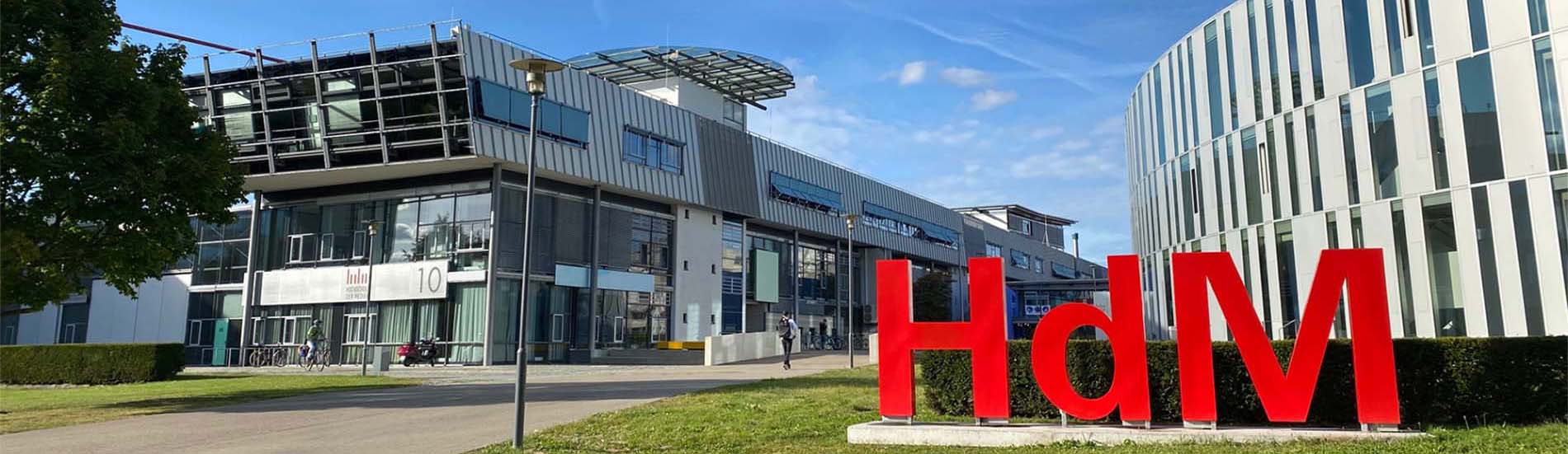 Campus an der Hochschule der Medien