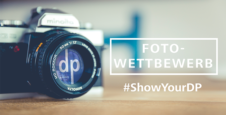 Foto mit Kamera und DP-Icon Foto mit Kamera und DP-Icon