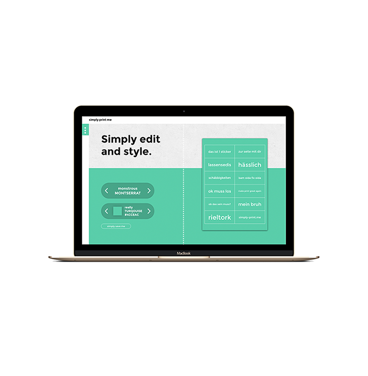 Mockup Projekt simply-print.me