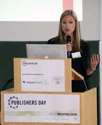 Mediapublishing-Alumna Sonja Stein (MairDumont) spricht über Ihren Werdegang (Foto: lk039)