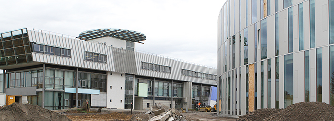 Das neue Gebäude in der Nobelstraße 8 bietet den über 1000 Studenten der Fakultät 3 mit 4.600 Quadratmetern Fläche Platz für neue Seminar- und Lehrräume Das neue Gebäude in der Nobelstraße 8 bietet den über 1000 Studenten der Fakultät 3 mit 4.600 Quadratmetern Fläche Platz für neue Seminar- und Lehrräume