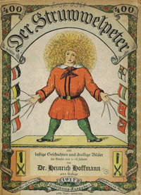 Zoom Bild öffnen Das Bilderbuch enthält mehrere Geschichten von Kindern, die nicht brav sind. Foto: http://commons.wikimedia.org/wiki/ File%3AH_Hoffmann_Struwwel_01.jpg