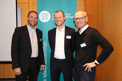 v.l.r. Prof. Christof Seeger, Patrick Priesmann, Andreas Gebauer