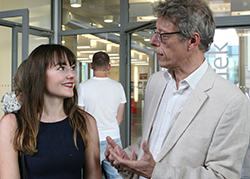 Joanna Rietl und Studiendekan Prof. Ulrich Huse (Foto: jal)