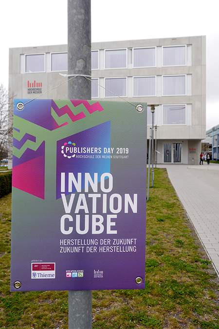 Veranstaltungsort war der "Cube" an der Hochschule der Medien. (Foto: sk273)