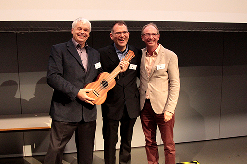 Uwe Schulz, Martin Fuchs und Jens-Uwe Hahn am diesjährigen Games Day