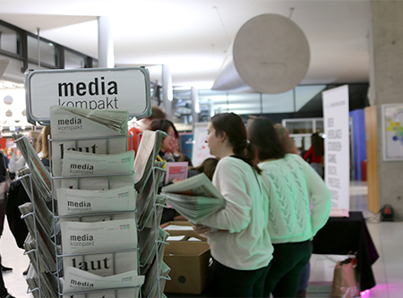 Viel los am MEDIAkompakt Stand.