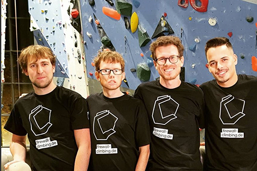 Marius Heil, Jan Fiess, Alexander Freund und Patrick Kuhn Botelho (von links). Foto: Jan Fiess.
