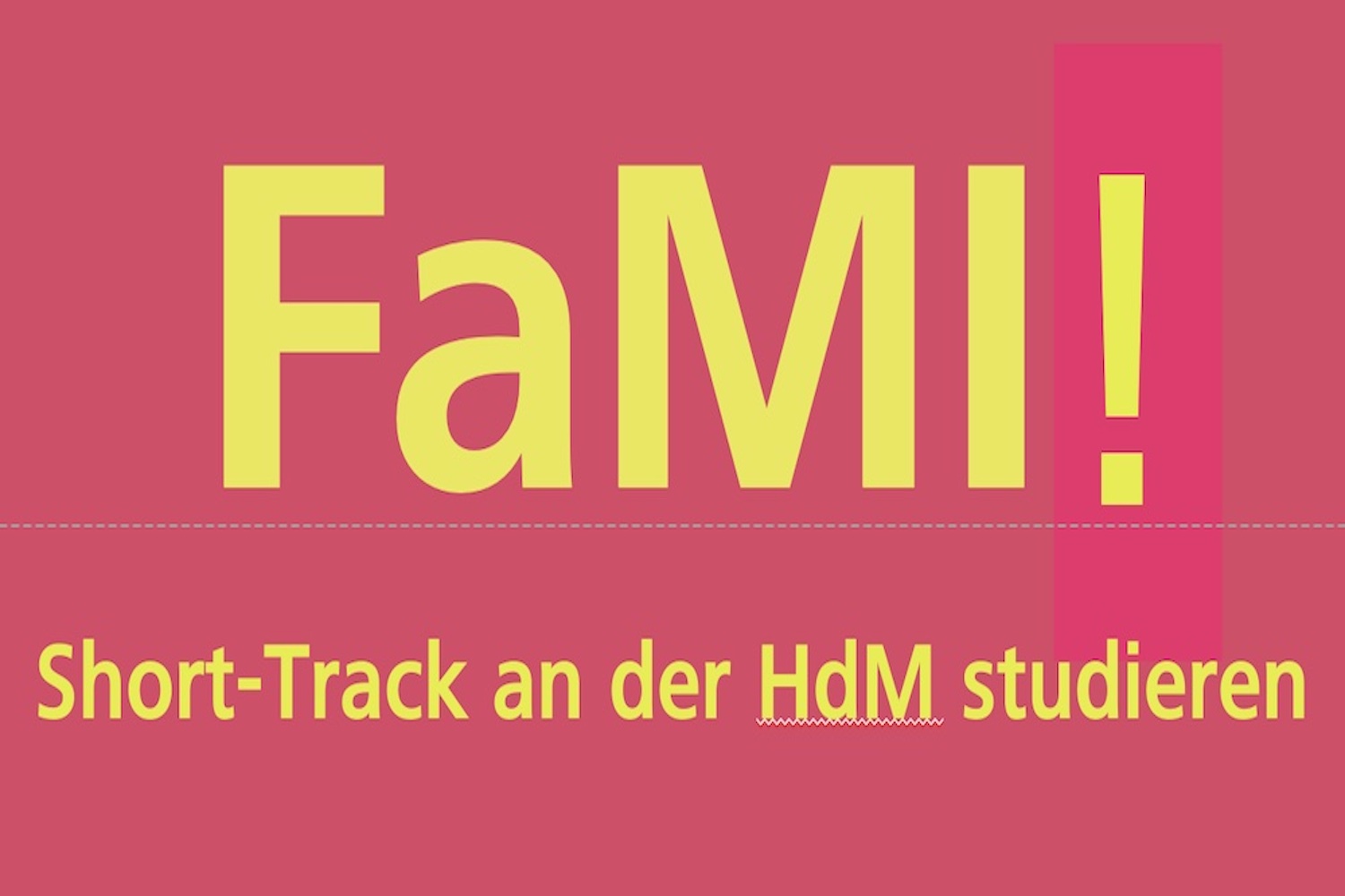 zur News „Short Track“ für FaMIs: Virtuelle Infoveranstaltung am 7. Dezember