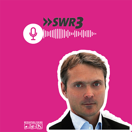 Prof. Dr. Schlüter gab dem SWR3 ein Interview zum Thema "KI und Verlage".