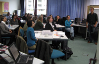 Zoom Bild öffnen TeilnehmerInnen des Workshops "Lernort Bibliothek"