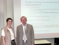 Zoom Bild öffnen Prof. Heidrun Wiesenmüller und Prof. Dr. Martin Götz