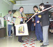 Die Computer to Screen-Anlage wurde im Oktober 2001 eingeweiht