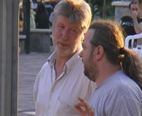 Stuart Marlow (links) bei den Proben zum Stück