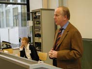 Rektor Professor Dr. Uwe Schlegel eröffnet die CampusRadioTage