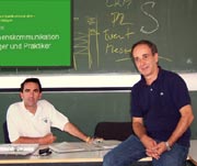 Zwei der  SummerSchool-Referenten: Prof. Dr. Franco Rota und Prof. Dr. Wolfgang Fuchs