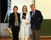 Isabelle Reichherzer, Gesa Krauss, Prof. Andreas Papendieck (v.l.)  (Foto: Michael Vitz/HdM Stuttgart)