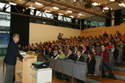 Zeugnisübergabe im Audimax  (Foto: Michael Vitz/HdM Stuttgart)