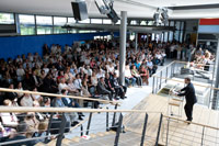 Absolventenverabschiedung im Foyer der HdM (Foto: HdM)