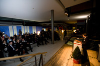 Verleihung des Medienethik-Awards im Foyer der HdM (Foto: Sven Cichowicz) 