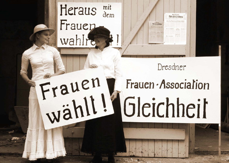 Die Anfänge der Frauenbewegung, Quelle: SPD-Chemnitz.de