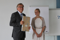 Thomas Brackvogel, Südwest Presse, mit Kristina Lobe