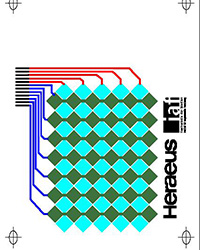 Das Layout für den Druck des preisgekrönten kapazitiven Touchpads. Foto: HdM-Stuttgart