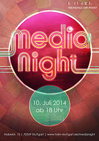 Am 10. Juli lädt die Hochschule der Medien zur MediaNight ein.