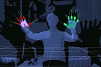 Beim Projekt "Kinect Control" werden Computerfunktionen über Sprache und Gestik gesteuert.