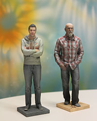 Die 3D-Figuren von den Jungunternehmern Heiko Weiß und Thilo Brückner - Zur Detailansicht