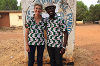 Stefanie Kastner und Hippolyte Yao Bondouho