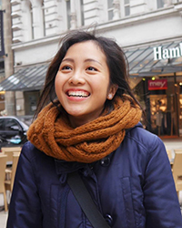 Phuoc Thao Le fühlte sich bereits nach der Erstsemesterbegrüßung an der HdM gut aufgenommen (Fotos: privat) Phuoc Thao Le fühlte sich bereits nach der Erstsemesterbegrüßung an der HdM gut aufgenommen (Fotos: privat)