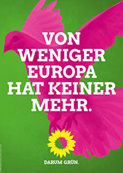 Kurze, prägnante Wortspiele sollen Die Grünen erneut in den Bundestag führen. Foto: Bündnis 90/ Die Grünen Kurze, prägnante Wortspiele sollen Die Grünen erneut in den Bundestag führen. Foto: Bündnis 90/ Die Grünen