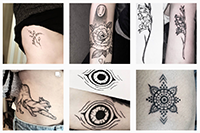 Sandra Rötlich kann sich ihre eigenen Tattoos stechen, Bild: via Instagram: @art.and.scratches"