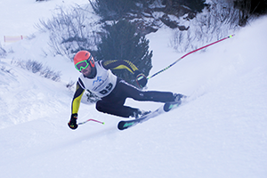 In seiner Freizeit tauscht Leo den Campus gerne gegen die Skipiste aus. © Hochschulsport Konstanz/Herbert Ringer