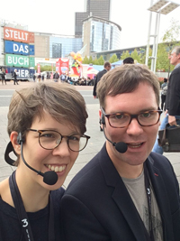 Sophie Burger und Fabian Eck sind die Macher der App, Fotos: Storydive