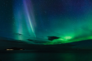Die beste Chance in Norwegen Polarlichter zu sehen, hat man bis Ende März. Foto: Florian Müller
