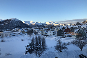 Die norwegisches Stadt Volda. Foto: Florian Müller