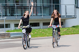 34 Teilnehmende kamen auf dem Fahrrad