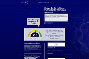 Die Matching-Plattform ging heute an den Start