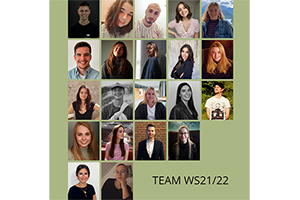 Das Team der CONMEDIA des Wintersemesters 2021/2022