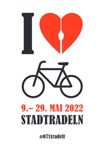 Das STADTRADELN startet am 9. Mai 2022. Foto: Stadtradeln Stuttgart, MCE GmbH