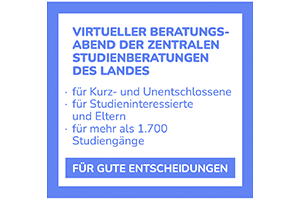 Informationen zum Abend der Studienberatung