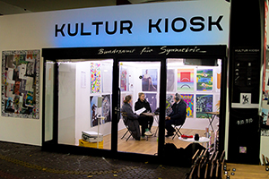 Das Kultur Kiosk wird zum Podcast- und Videostudio Foto: Bela Wendling