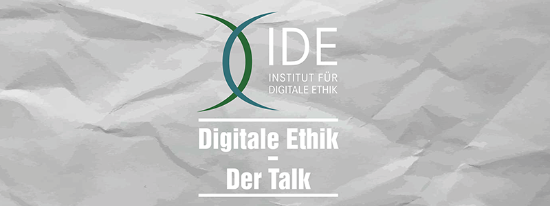 Das IDE startet eine Talkserie zur Digitalen Ethik