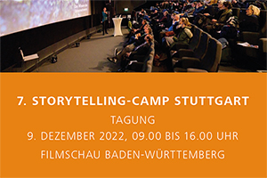 Das siebte Storytelling-Camp findet im Cinema-Kino Stuttgart statt.
