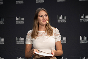 Joana Kerschbaum war eine von drei Moderatorinnen 