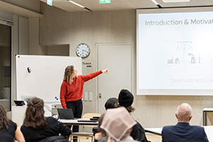 Stepahnie Jauss erhielt die Auszeichnung im Studiengang Computer Science and Media