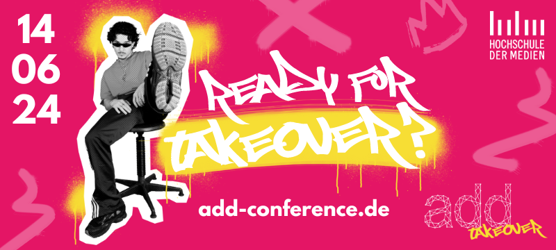 Die add conference wird zum achten Mal von Studierenden der HdM organisiert.